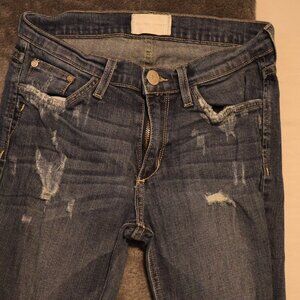 Gilded Intent - Distressed Skinny Jeans - Size 26R